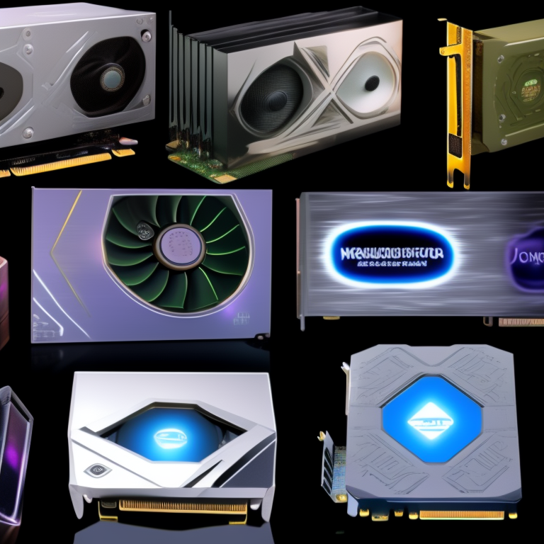 KREA AI Various graphics card box art late 90s early 2000s...