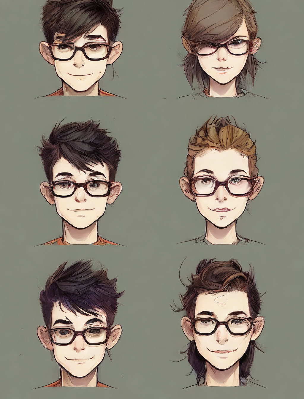 KREA AI draw a boy and a girl in the style of Disco Elysiu...