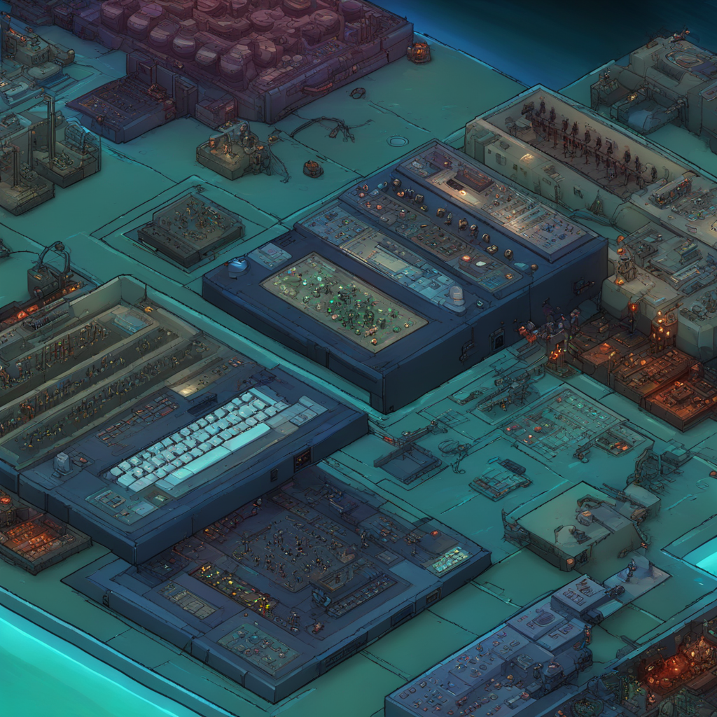 KREA AI analog synthesizer made from Terror from th...