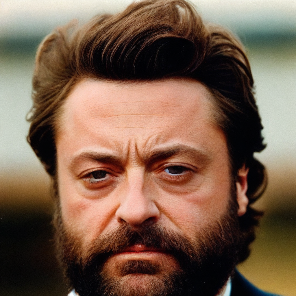 KREA AI wolverine dapper shaved face clean shaven clean sh...