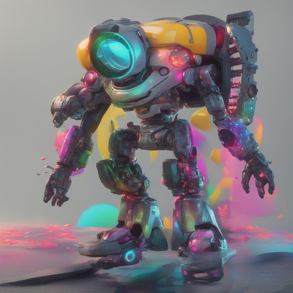 KREA AI ((cymk, nft style art in the highest resolution an...