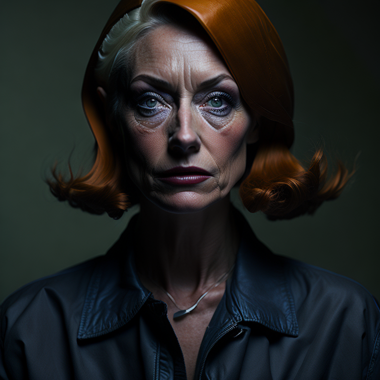 KREA AI "Cindy Sherman inspired, artistic masterpiece with...