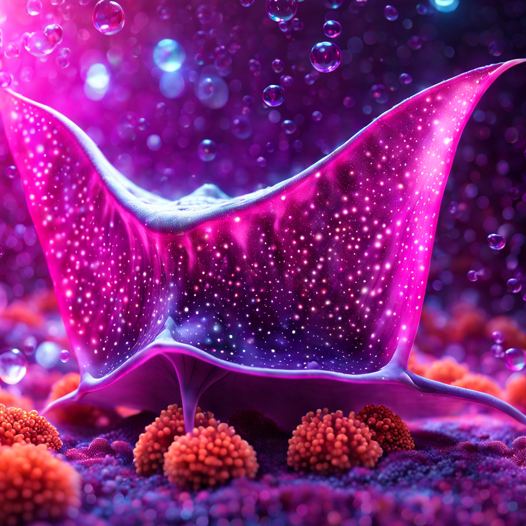 KREA AI - Ultra-detailed 3D rendering of a majestic transluc...