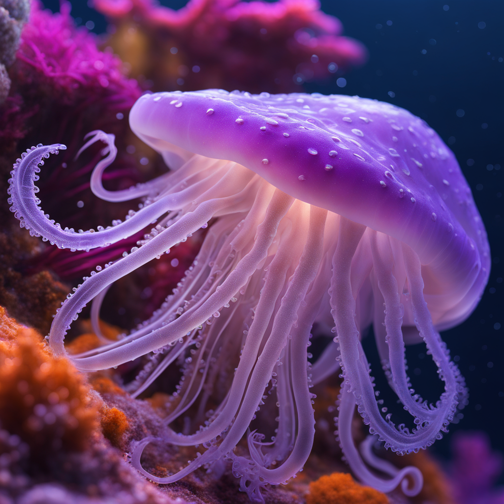 KREA AI - Ultra-detailed 3d rendering of a majestic transluc...