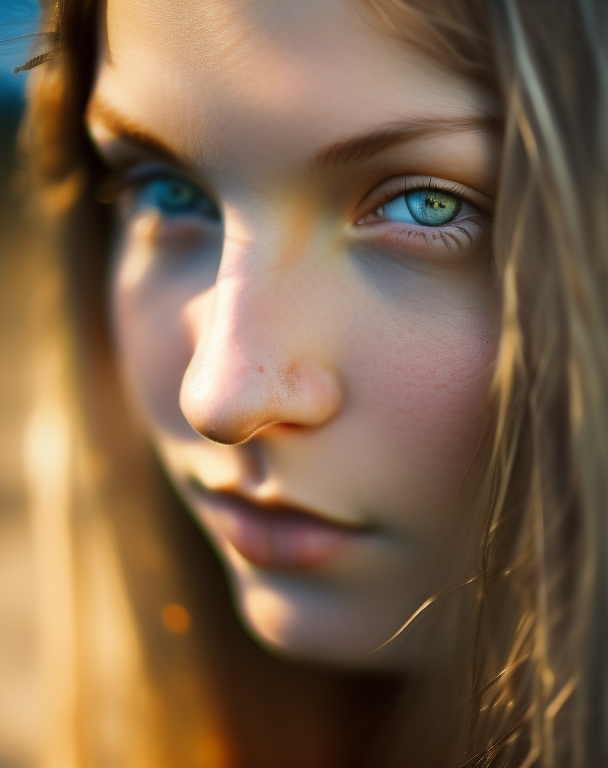 KREA AI close up of a fairy Topnotch lighting, seaside, g...