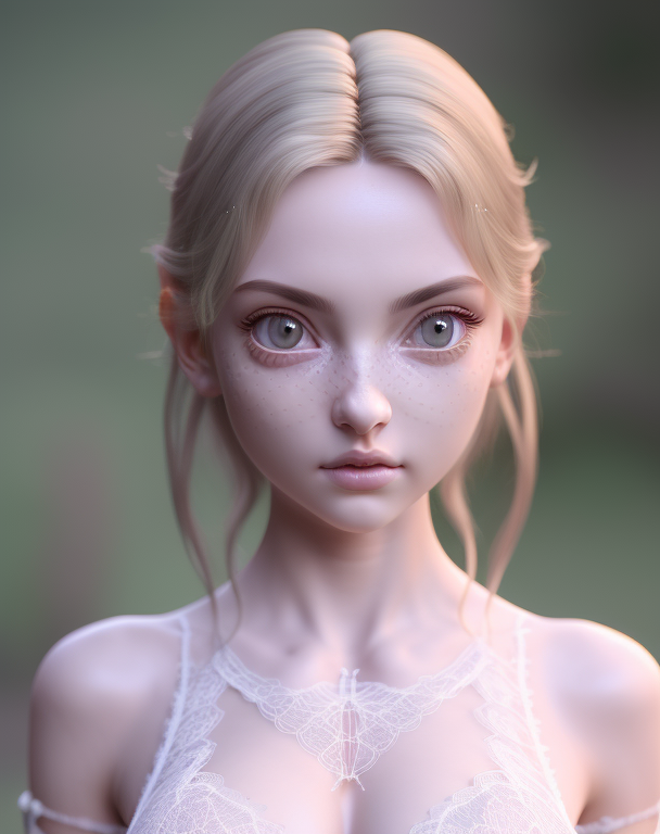 KREA AI extremely detailed CG unity 8k wallpaper, young go...